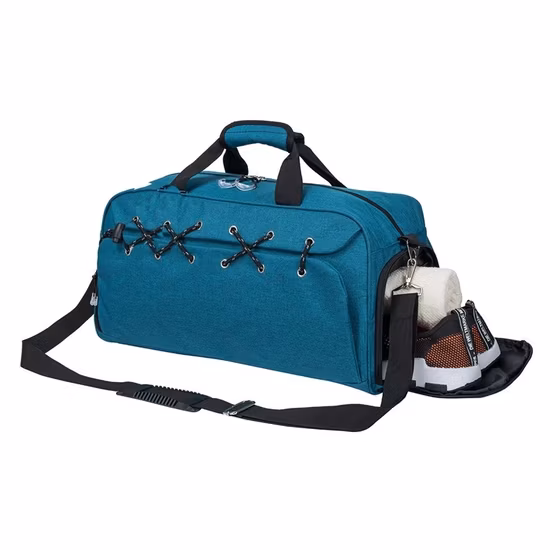 신발 칸이 있는 방수 체육관 가방 여행용 더플 요가 가방 여성 남성